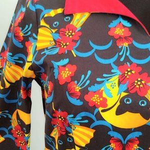 Rare Voodoo Vixen Plus 1XL Bold Cat Fan Dress